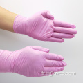 Gants non médicaux roses monoches gants en nitrile rose